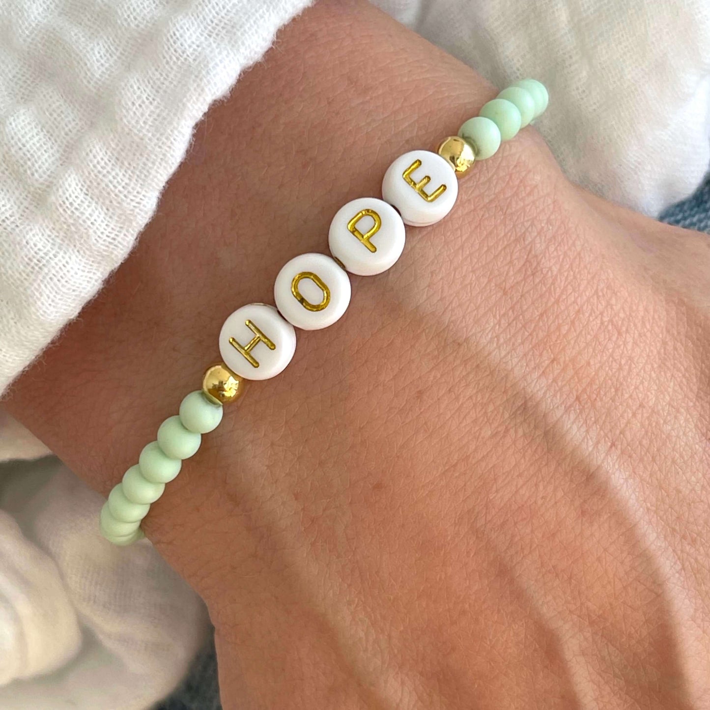 Pastell Armband - Mint