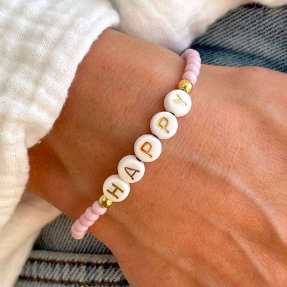 Pastell Armband - Rosa